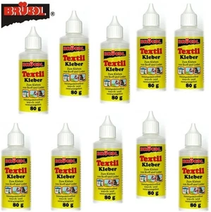 10 x 80 g Textilkleber Brücol Textilklebstoff Stoffkleber     - Bild 1 von 1