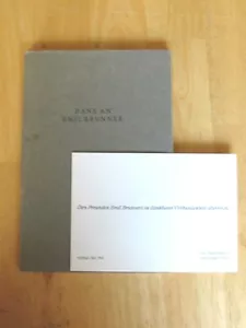 1966 MEMORIAL BOOK AUTHOR PROF EMIL BRUNNER SWISS THEOLOGY - Picture 1 of 6