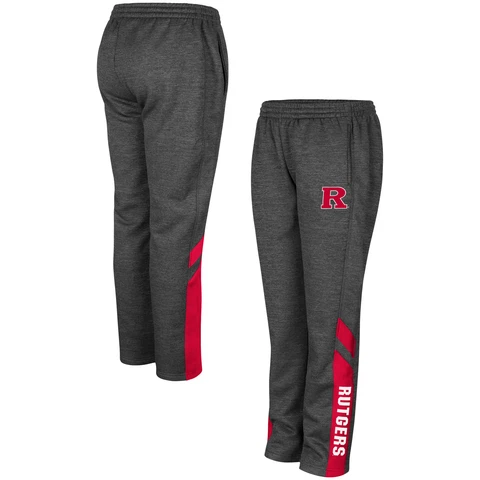 Youth Colosseum Heathered Charcoal Rutgers Scarlet Knights Fleece Pants Cover