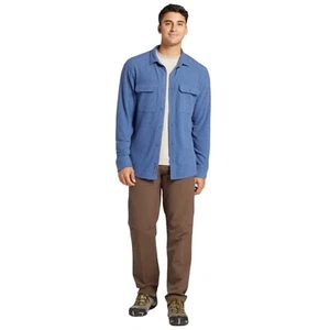 Alpine Design Men Size XL Indigo Blue Wanderful Knit Long Sleeve Shirt A-44 - Picture 1 of 4