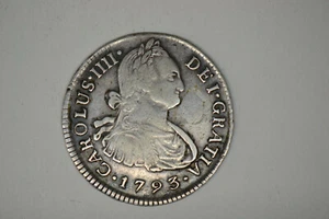 Peru: 1793-L IJ 2 Reales- Extremely Fine. Nice piece of history! - Picture 1 of 4