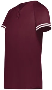 Augusta Sportswear 6918 Girls Cutter+ Henley Jersey - Picture 1 of 17