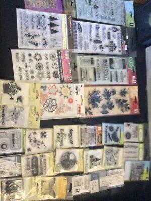 Lot of 27 PKGS~Clear Stamps~Lot New Sealed Packages - Image 1 of 4
