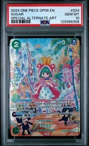 One Piece TCG CCG OP06-024 SUGAR Wings of the Captain Special ALT ART PSA 10 - Bild 1 von 5