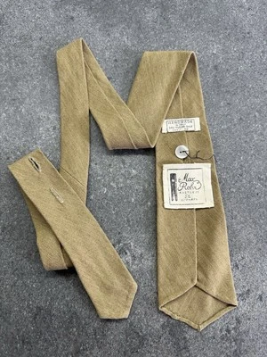 MAX ROHR Ropa Óxido Sa Tejido Corbata Algodón Lino Italia Raro Diseñador Avantgard Foto 1 de 4