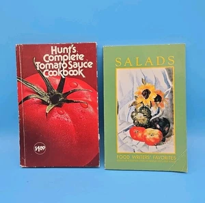 Food Writers Salads Cookbook + Hunt's Tomato Sauce Cookbook - Vegetable Recipes - Picture 1 of 22
