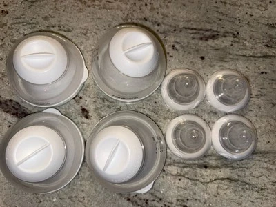 nanobebe Newborn Feeding 4 Bottles Starter Kit Breast Milk - Teal 24 Piece Set - Imagem 1 de 4