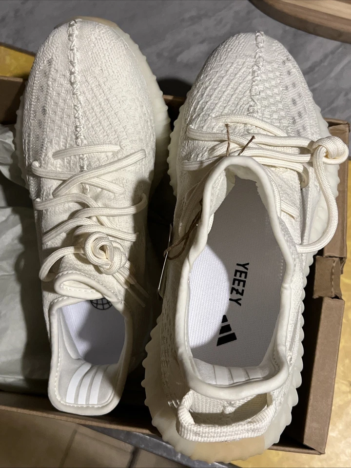 Adidas Yeezy Boost 350 V2 Para Hombre Crema/Triple Blanco Tenis Talla US 7 Foto 1 de 4