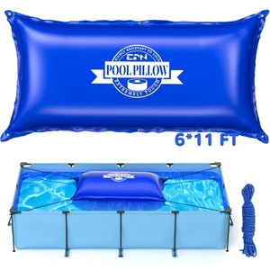 Almohadas de piscina de 6 x 11 pies para piscinas sobre el suelo, PVC de 0,5 mm de espesor resistente al frío... - Imagen 1 de 8