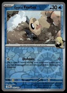 Cynthia's Feebas 052/182 SV10: Destined Rivals Pokemon - Reverse Holo - Picture 1 of 2