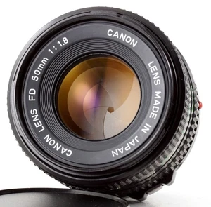 Gutes Objektiv CANON FD NEW 50mm F/1.8 * AE-1, A1, T70, F1 * prime lens * TOP - Picture 1 of 9