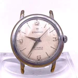 Ermano Cal.1686 Incabloc 17J Wrist Watch. Lot.108 - Picture 1 of 11
