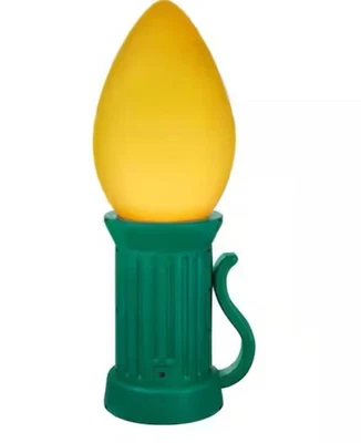 全新带盒 家用口音 圣诞装饰 3 英尺 LED 大型灯泡 黄色 — 第 1/4 张图片