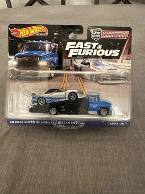Hot Wheels 2023 TEAM TRANSPORT Fast & Furious Liberty Walk Nissan Skyline R34 - Image 1 of 4
