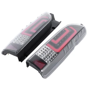Car Transparent Lens Pair LED Taillights Assembly Quadrate Tail Lamp Fit For - Picture 1 of 12