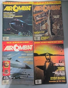 Lot of 4 Vintage Air Combat Magazines 1980s – Military Aircraft, Jets,... - Picture 1 of 2