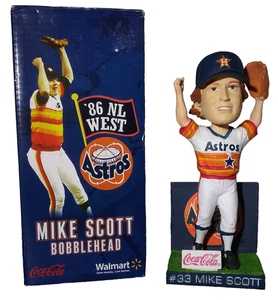 Figurina SGA Mike Scott HOUSTON ASTROS 1986 NL West Champions Bobblehead con scatola - Foto 1 di 15