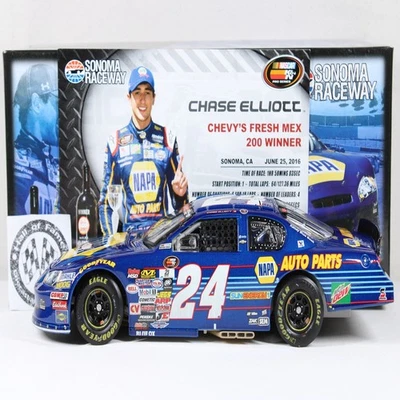 CHASE ELLIOTT 2016 ACTION #24 SONOMA K&N RACE WIN NAPA CHEVY /637 MADE XRARE!! - Image 1 of 4