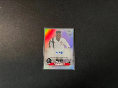 2023-24 Topps Stadium Club Chrome UCL Soccer Autograph #CA-OF Omari Forson RC - Image 1 of 2