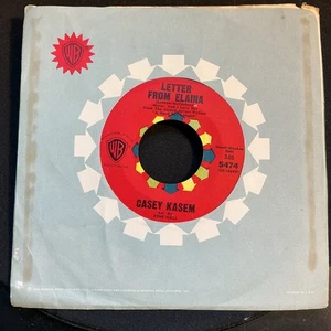 Casey Kasem 45RPM “Letter From Elaina” 1964 Beatles Hard Day’s Night 7” Vinyl - Bild 1 von 3