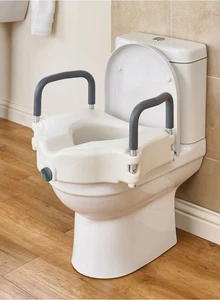 Careco Deluxe Toilet Seat with Arm Rests (BA07036) - Picture 1 of 3