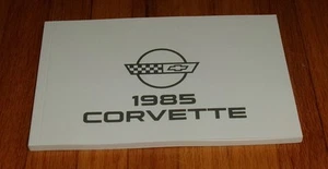 1985 Chevrolet Corvette Owners Operators Manual - Picture 1 of 1