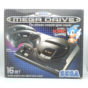Consola de juegos Sega Mega Drive Magnum Set PAL 2 Controller 4 juegos Sonic EMBALAJE ORIGINAL - Imagen 1 de 24