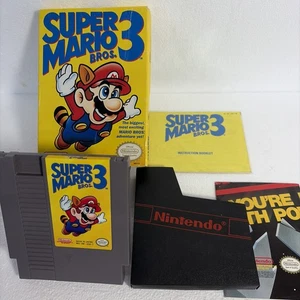 Super Mario Bros. 3 NES Nintendo komplett in Box CIB REV-A GETESTET SEHR GUTER ZUSTAND - Bild 1 von 14