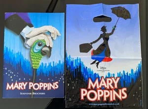 Disney's Mary Poppins West End Theatre Souvenir Brochure & MP carry bag - 2008+ - Picture 1 of 17