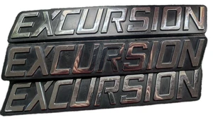 💥 00 01 02 03 04 05 FORD EXCURSION XLT EMBLEM BADGES LOGOS FENDERS REAR HATCH - Bild 1 von 22