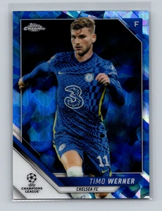 2021-22 Topps Chrome UEFA Sapphire Timo Werner #130 Chelsea FC - Bild 1 von 2