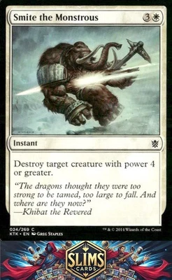 Magic the Gathering MTG Khans of Tarkir Smite the Monstrous #24 Buy 2 Get 1 - Image 1 of 2