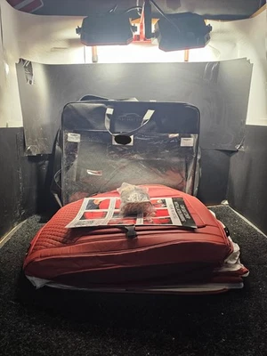 COVER EMPIRE Wine Red Universal Leather Seat Cover for Cars 5 Seats, Waterproof - Image 1 of 4