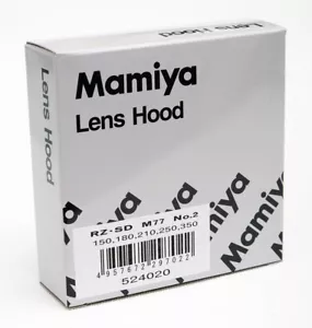 Mamiya RZ / RB M77 Lens Hood NO2 150mm - 350mm parasol NR2 - Imagen 1 de 1