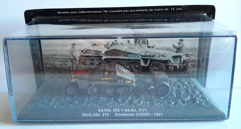 z3) Die Cast Tank - Sd.Kfz. 252 + Sd.Ah. 31/1 -Smolensk (USSR) 1941 - scala 1/72 - Immagine 1 di 1