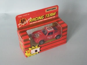 Caja de cerillas Porsche 911 carrocería roja modelo de juguete 70 mm año en caja carreras de dragones raro e - Imagen 1 de 1