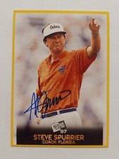 1997 Press Pass Steve Spurrier Autograph Card #NNO