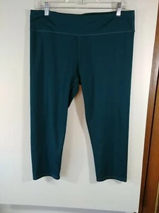 Women's Fila Sport Blue Green Capri Leggings, See desc. for Size, #3377 - Picture 1 of 4