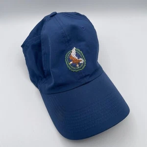 Smathers And Branson Mütze Kappe Herren blau Adler bestickt Nadelspitze Strapback - Bild 1 von 11