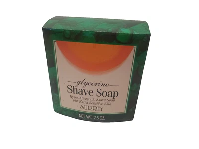 Van Der Hagen Deluxe Shave Soap 2.5 oz Hypoallergenic Shea Butter - Image 1 of 4