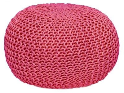 Pouf Outdoor ø 55 o. 45cm Bodenkissen Sitzpouf Hocker wetterfest pflegeleicht - Bild 1 von 4