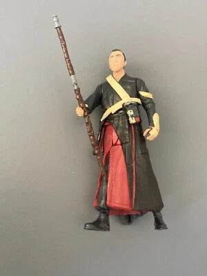 figurine Star Wars Chirrut Imwe jedi Rare Hasbro 3.75 Rogue One Force Link - Photo 1/3