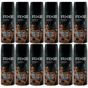 Axe Deodorant Spray Leather & Cookies 12x 150ml for Man 48H Protection Bodyspray - Picture 1 of 1