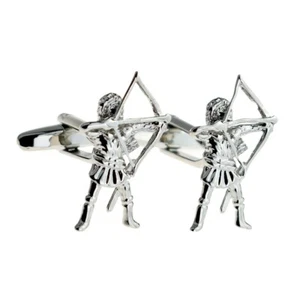 Archer Bow & Arrow Archery Sport Cufflinks - Bild 1 von 1
