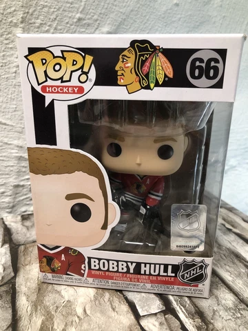 Funko POP Hockey #66 Chicago Blackhawks BOBBY HULL Collectible NHL Figure New Cover