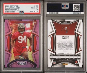 PSA 10 PANINI CERTIFIED #189 CALIJAH KANCEY ROOKIE Purple MIRROR /10 Pop 1 RC 🔥 - Picture 1 of 3