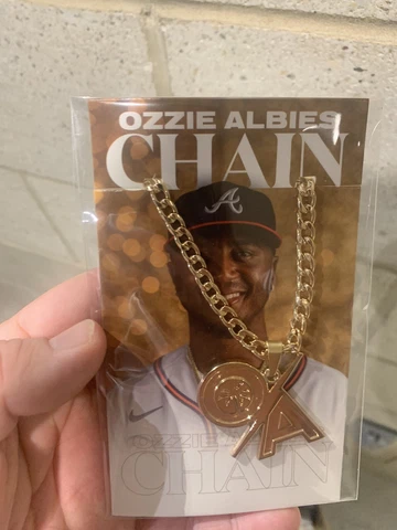 Atlanta Braves Chain Series Ozzie Albies OA 2023 SGA Cover
