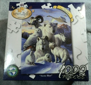 Serendipity Puzzle Co Inc. Arctic Blast 1000pc Puzzle, Item #65367, Brand New - Picture 1 of 2