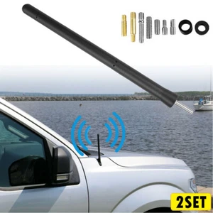 1/2set Universal Car Roof Aerial Radio AM/FM Signal Shark Fin Antenna Ariel Aria - Picture 1 of 22