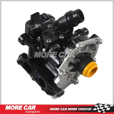 Thermostat Housing Assembly Fit 12-17 Audi A3 Q3 A4 A5 A6 A7 Volkswagen Beetle - Image 1 of 4